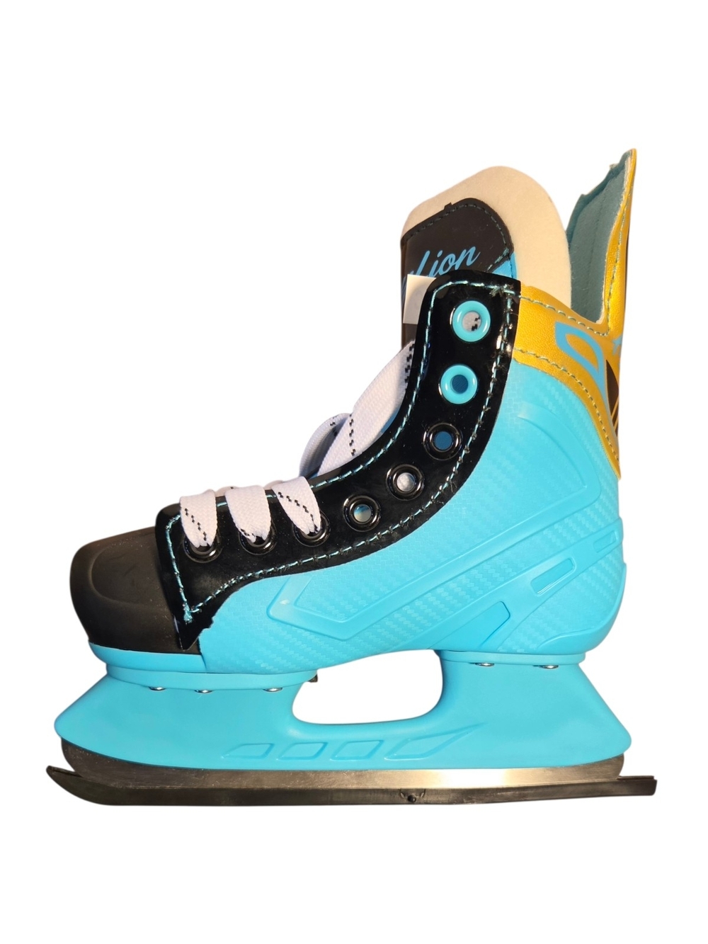 AmyLion Adjustable Youth Ice Hockey Skates Black/Blue Size 10C-12.5C ** - Picture 5 of 11